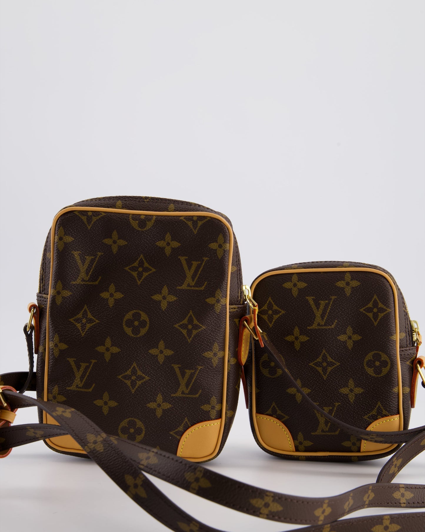 Louis Vuitton Monogram Game On Panam Set Shoulder Bag with Gold Hardware