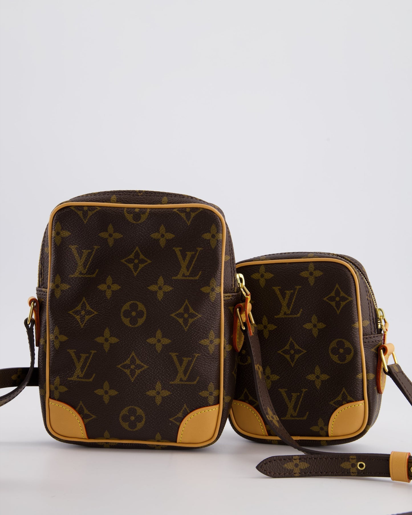 Louis Vuitton Monogram Game On Panam Set Shoulder Bag with Gold Hardware