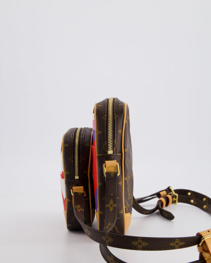 Louis Vuitton Monogram Game On Panam Set Shoulder Bag with Gold Hardware
