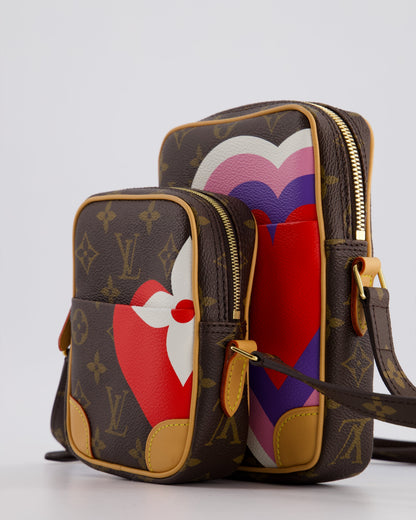 Louis Vuitton Monogram Game On Panam Set Shoulder Bag with Gold Hardware