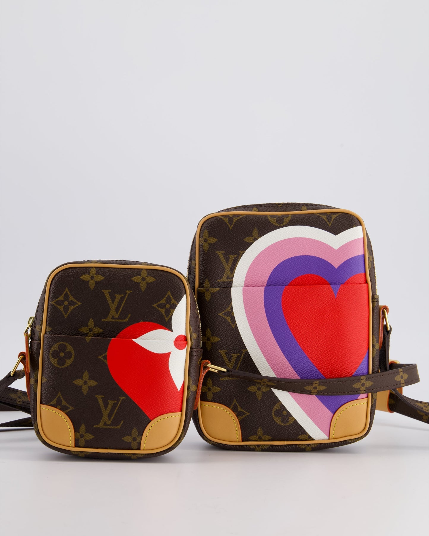 Louis Vuitton Monogram Game On Panam Set Shoulder Bag with Gold Hardware