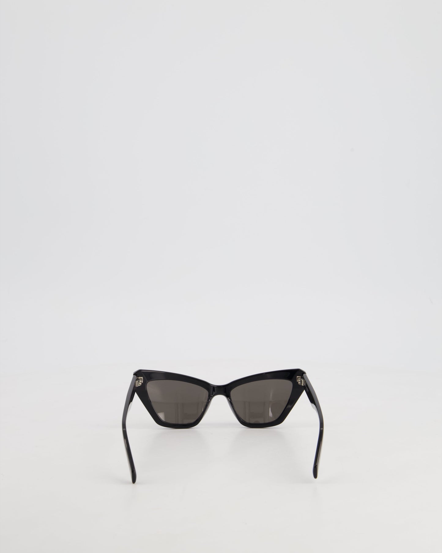 Saint Laurent Black Cat-Eye Acetate Sunglasses