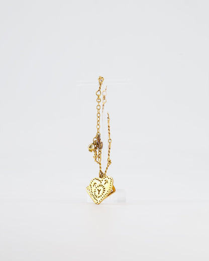 Yves Saint Laurent Vintage Bracelet in Gold with Logo Details