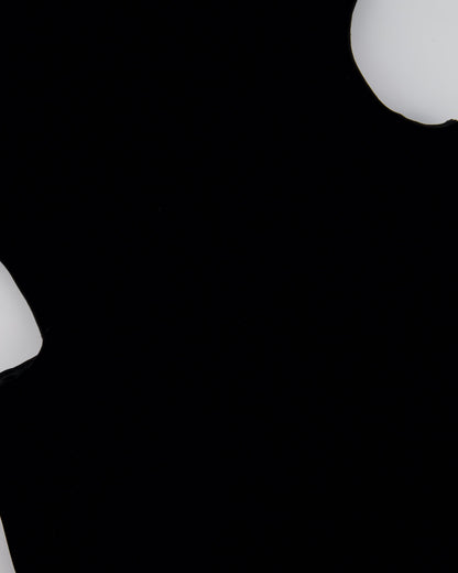 Saint Laurent Black Velvet Mini Sleeveless Playsuit with Crystal Heart and YSL Zip Detail Size FR 36 (UK 8)