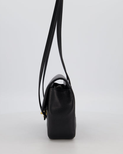 *RARE* Chanel 26P Preppy Coco Small Flap Bag in Shiny Caviar Leather with Gold Hardware
