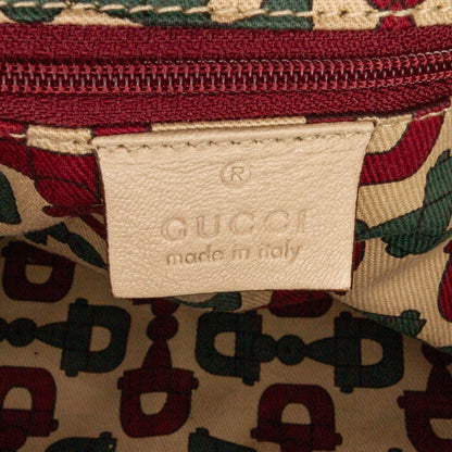 White Gucci Guccissima Tribeca Tote Bag