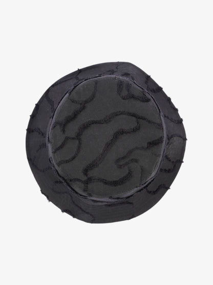 Christian Dior Camouflage Logo Bucket Hat Black Polyester 58