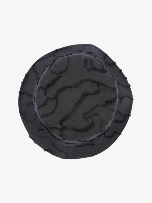 Christian Dior Camouflage Logo Bucket Hat Black Polyester 58