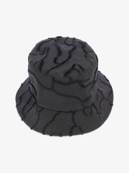 Christian Dior Camouflage Logo Bucket Hat Black Polyester 58