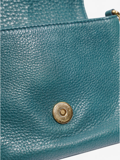 Gucci 1973 Crossbody Teal Leather