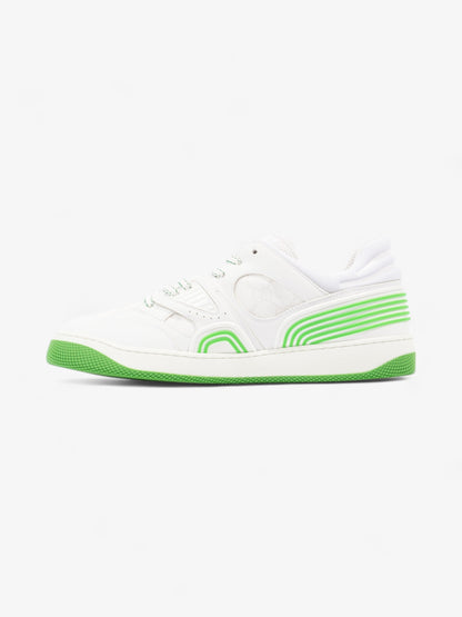 Gucci Demetra Basket Low Top White / Green Polyurethane EU 39.5 UK 6.5