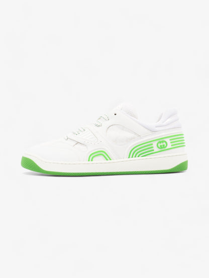 Gucci Demetra Basket Low Top White / Green Polyurethane EU 39.5 UK 6.5