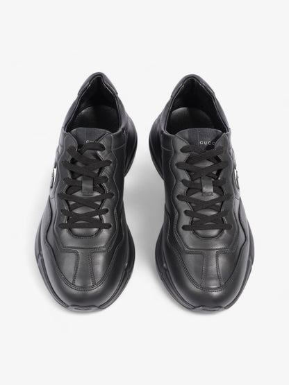 Gucci Rython Sneakers Black / White Leather EU 43 UK 9