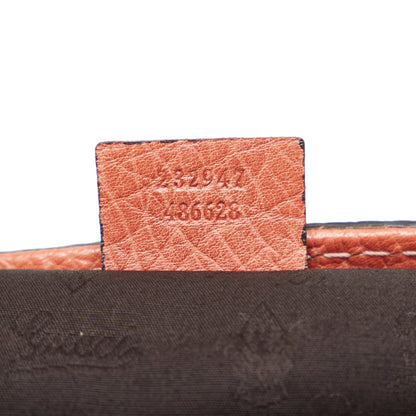 Orange Gucci Bamboo Libeccio Tote Bag