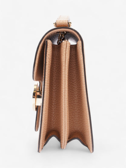 Gucci Dollar Interlocking G Camelia Calfskin Leather Small