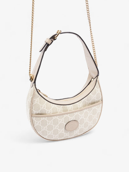 Gucci Ophidia GG Supreme / Beige / White Coated Canvas Mini
