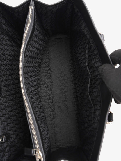 Christian Dior Book Tote Black Denim