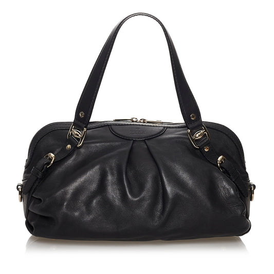 Gucci Vintage Leather Satchel