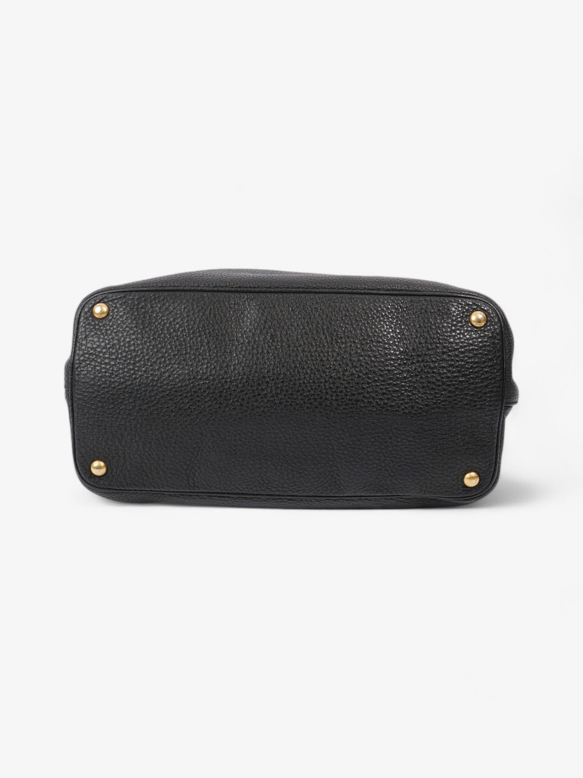 Prada Daino Tote Black Calfskin Leather