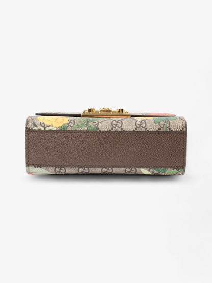 Gucci Padlock Shoulder Bag Supreme / Floral Coated Canvas Small