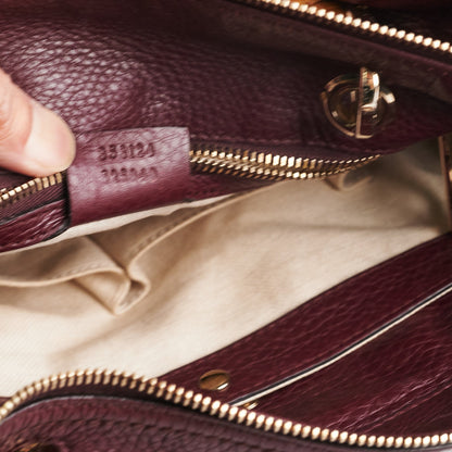 Gucci Bamboo Burgundy Medium