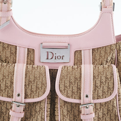 Dior Trotter Diorissimo Brown/Pink Shoulder Bag