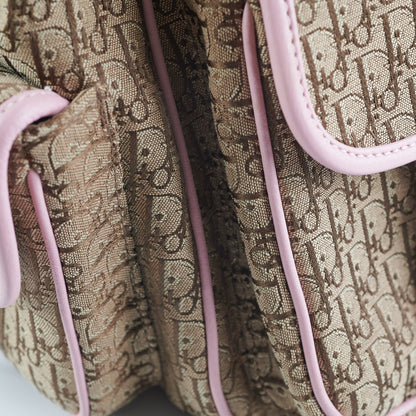 Dior Trotter Diorissimo Brown/Pink Shoulder Bag