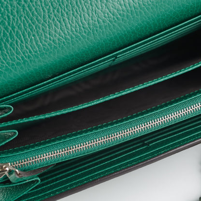 Gucci Dionysus Wallet On Chain Green