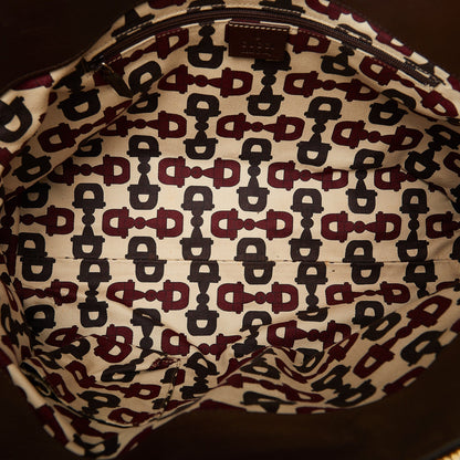 Brown Gucci Guccissima Abbey D-Ring Tote Bag