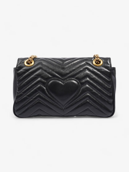 Gucci GG Marmont Black Matelasse Leather Small