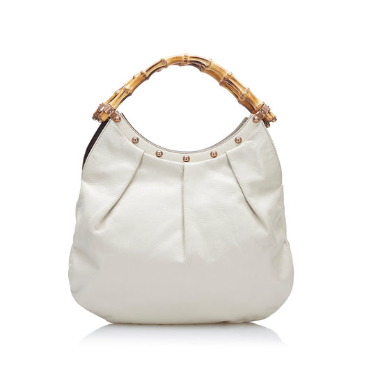 Gucci Mini Bamboo Studded Hobo Hobo Bag