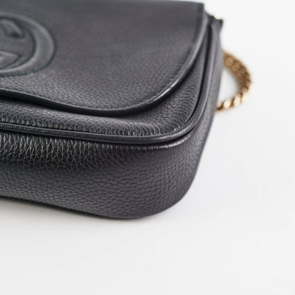 Gucci Soho Black Shoulder Bag