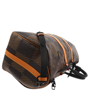 LOUIS VUITTON X NIGO Limited Edition x Nigo Keepall 50 Bandouliere Travel Bag