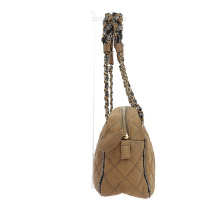Chanel Leather Beige Shoulder Bag 2