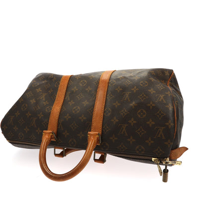 LOUIS VUITTON Keepall Travel bag in Brown Canvas