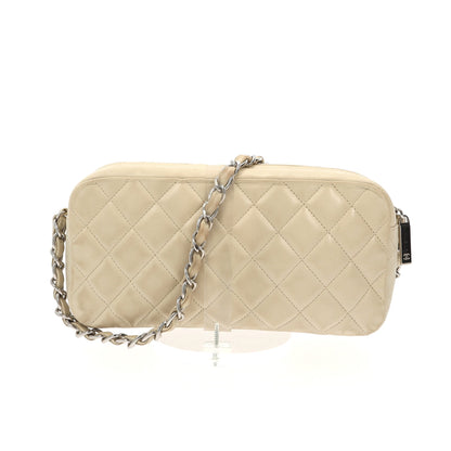 Chanel 25 Lambskin Beige Shoulder Bag