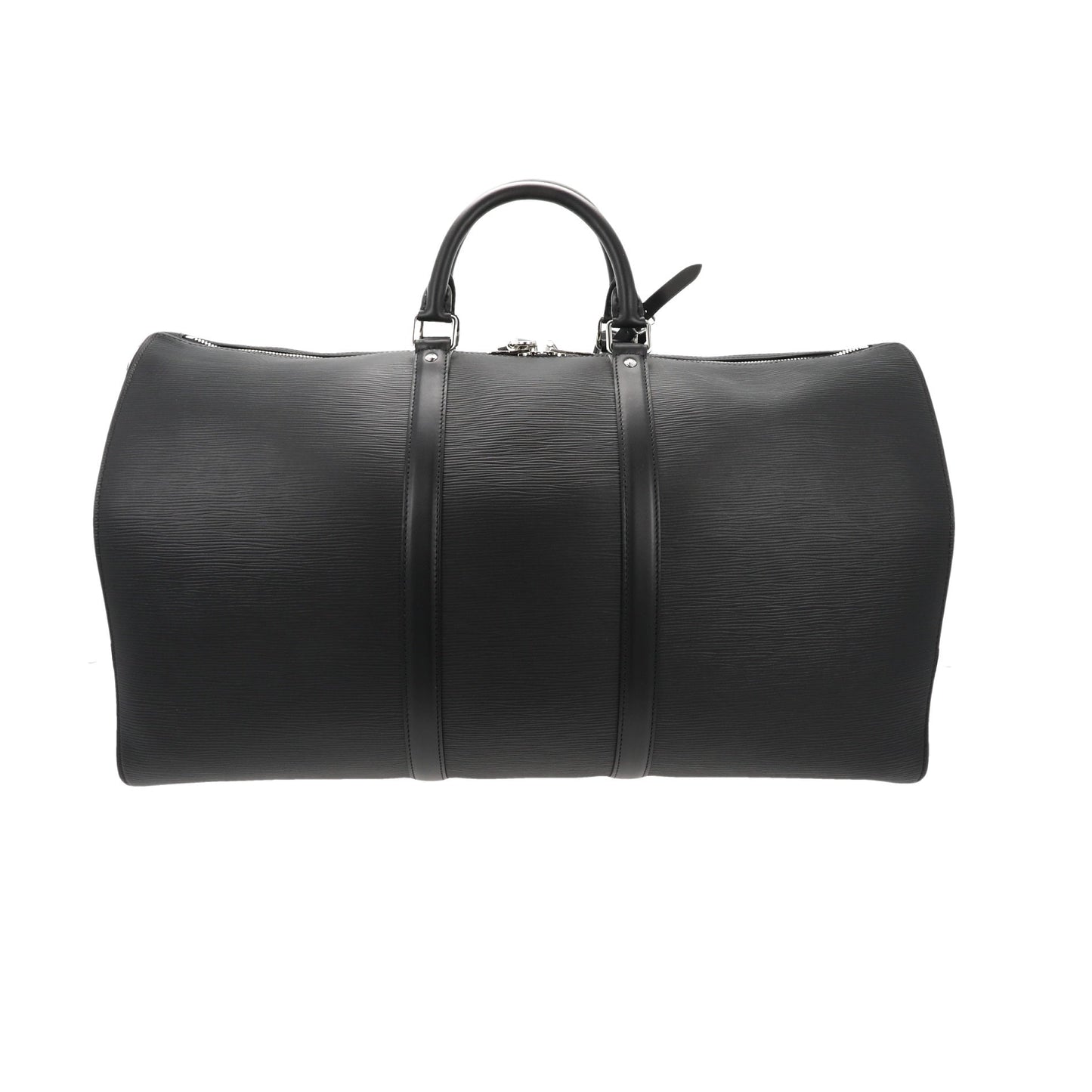 LOUIS VUITTON X SUPREME X Supreme Black Epi Keepall 55 Travel Bag