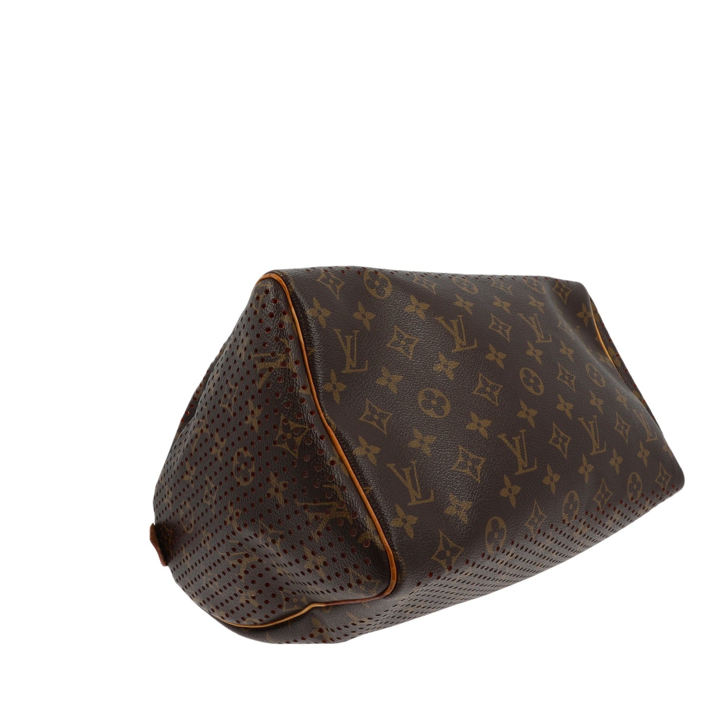 LOUIS VUITTON Limited Edition Orange Monogram Perforated Speedy 30 Handbag
