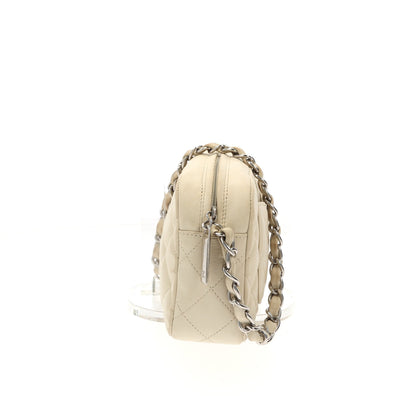 Chanel 25 Lambskin Beige Shoulder Bag