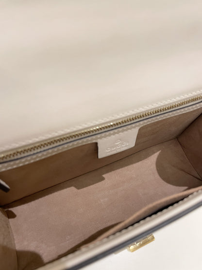 Gucci Sylvie Chain Bag Ivory Calfskin