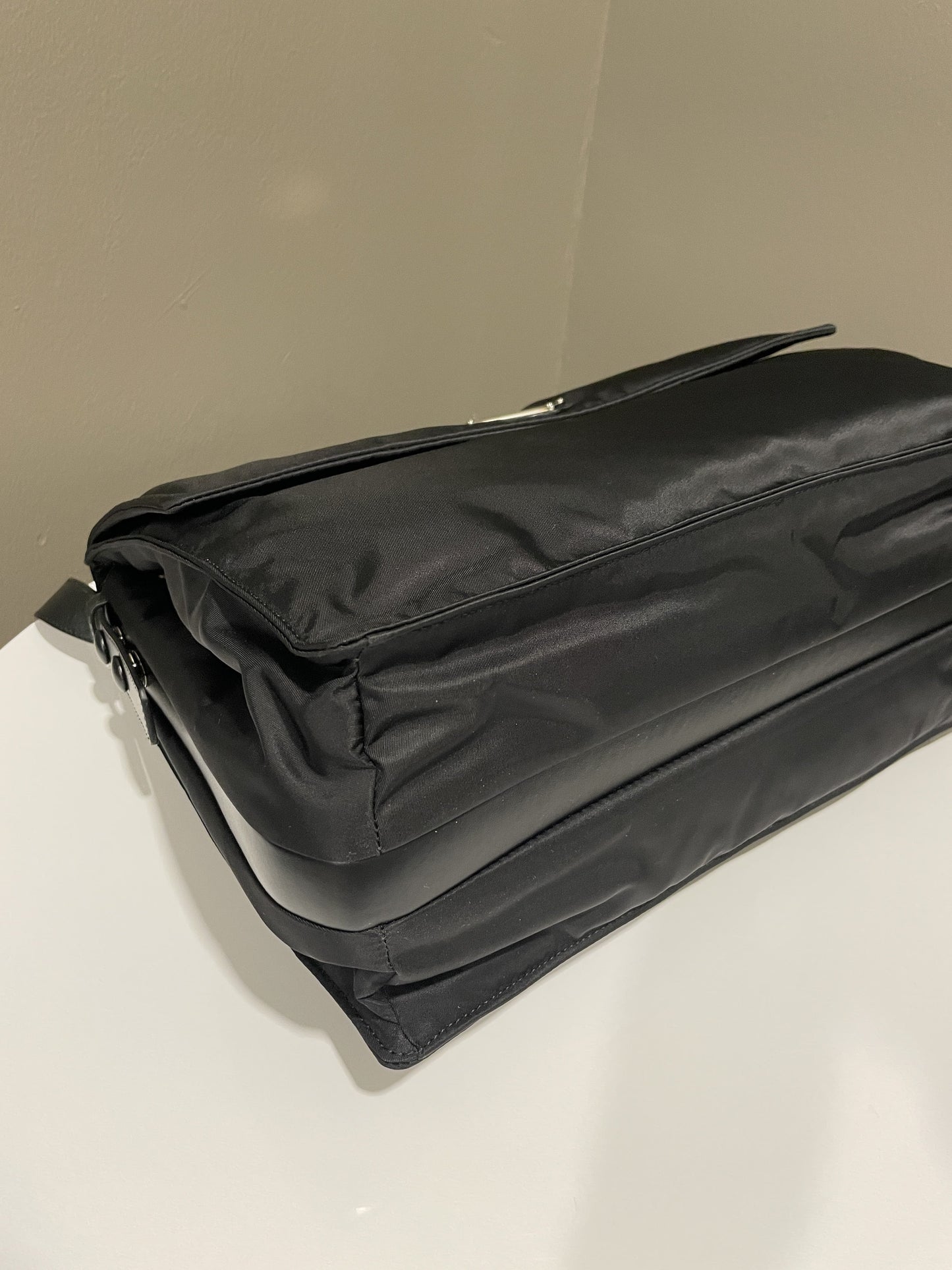 Prada Padded Pattina Bag Black Nylon