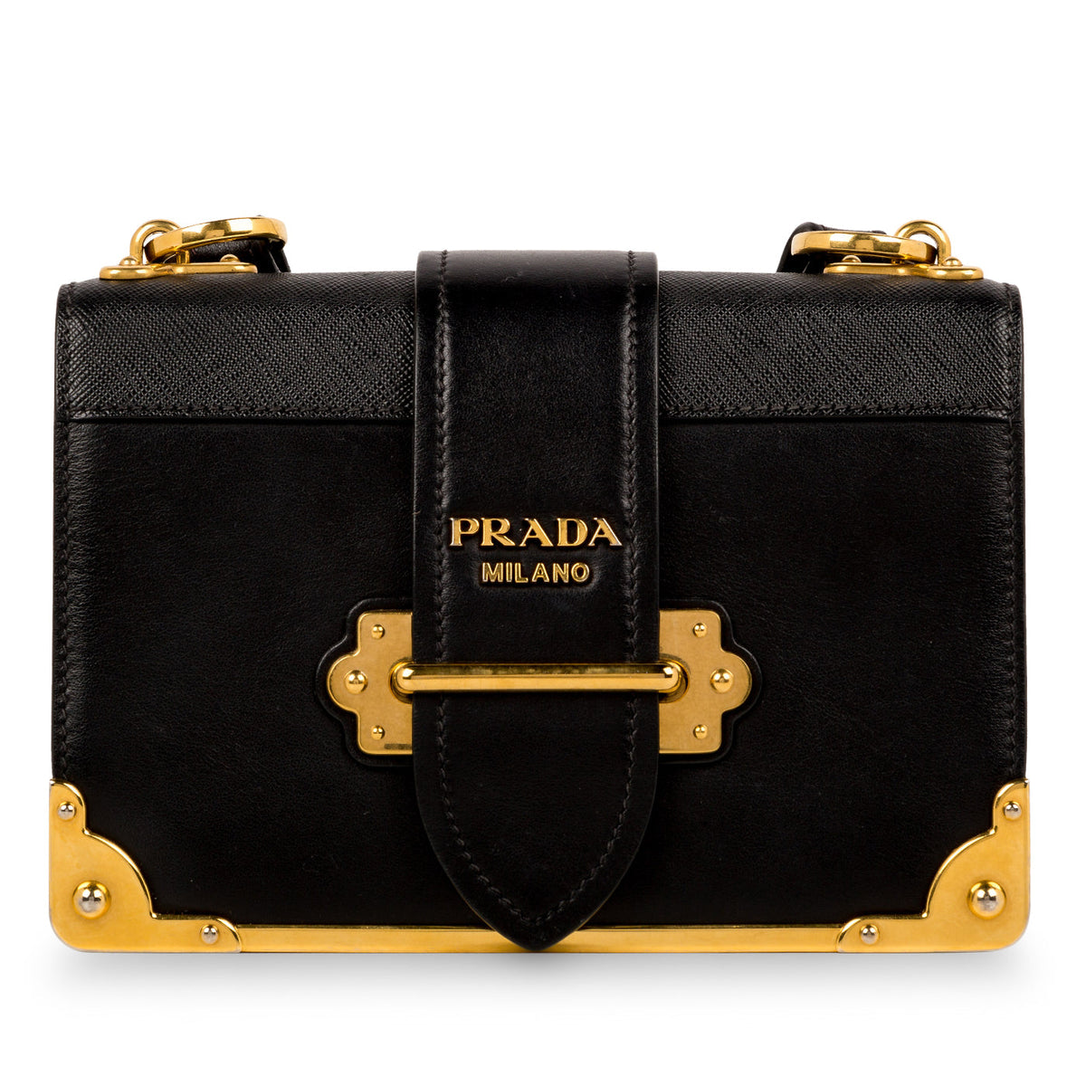 Prada Leather Cahier Bag