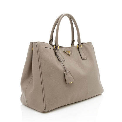 Prada Saffiano Leather Gardeners Tote (SHF-12210)