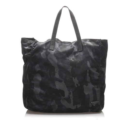 Prada Tessuto Camouflage Tote  (SHG-10638)