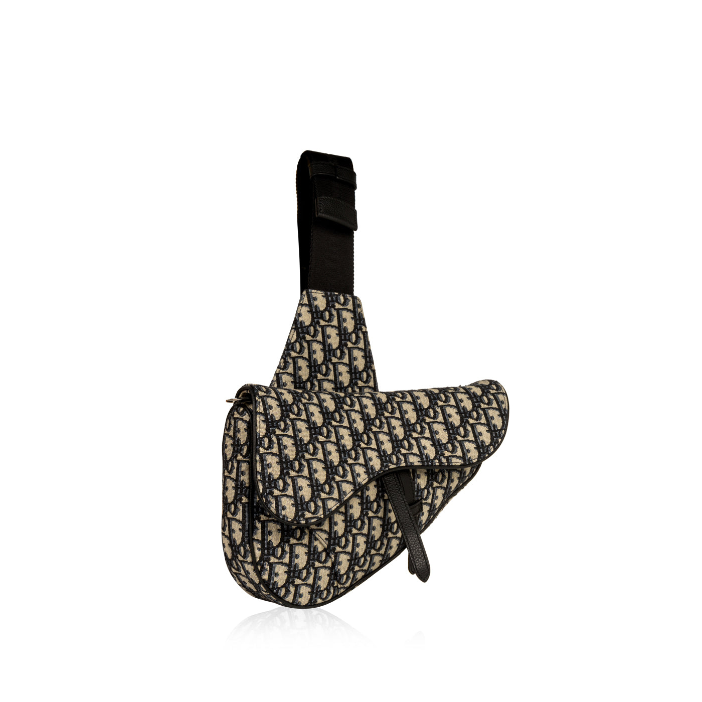 Christian Dior Mens Saddle Bag - Oblique Canvas