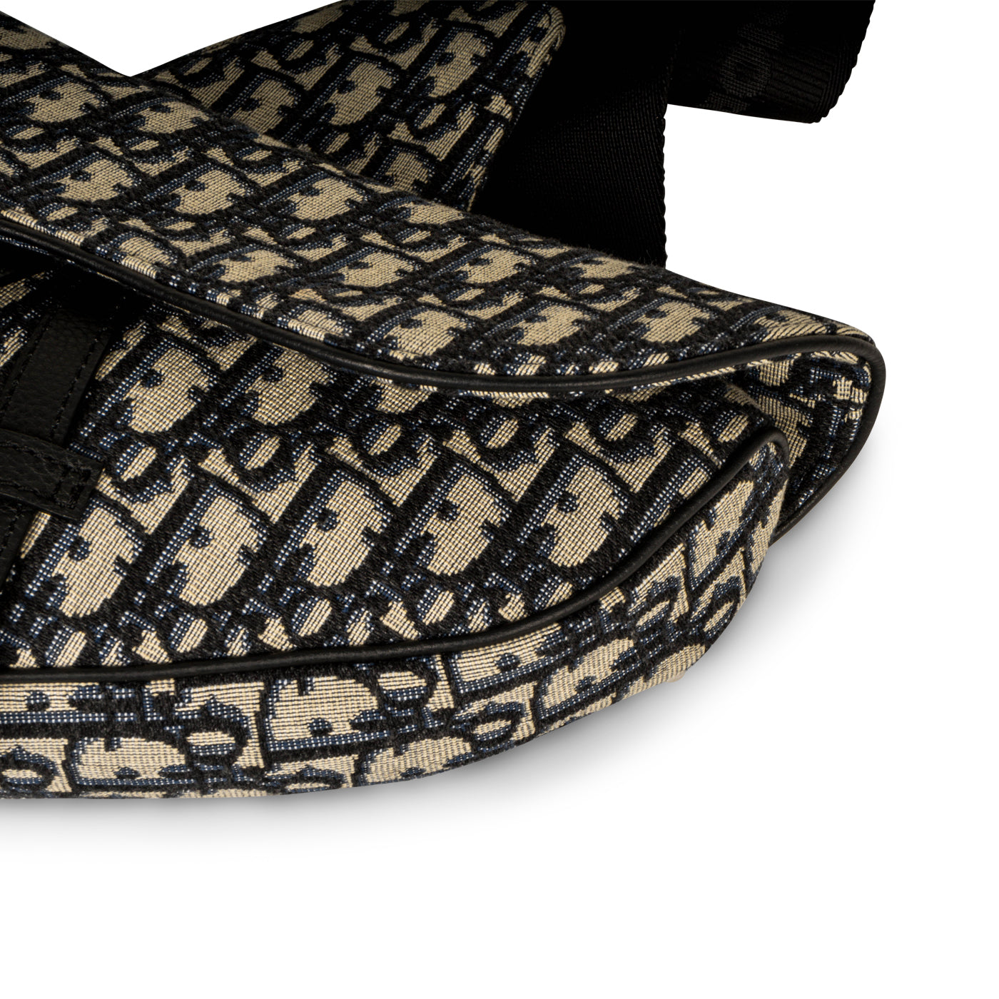 Christian Dior Mens Saddle Bag - Oblique Canvas