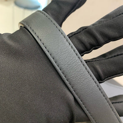 Pre-owned Certified Dior Saddle Medium So Black Matte Calfskin, 2022, w/ dust bag