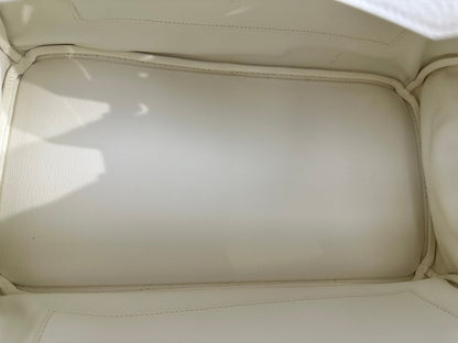 Pre-owned Certified Hermes Birkin 35 in Blanc Togo Leather with Golden Hardware, 2011, w/ lock & key, dust bag