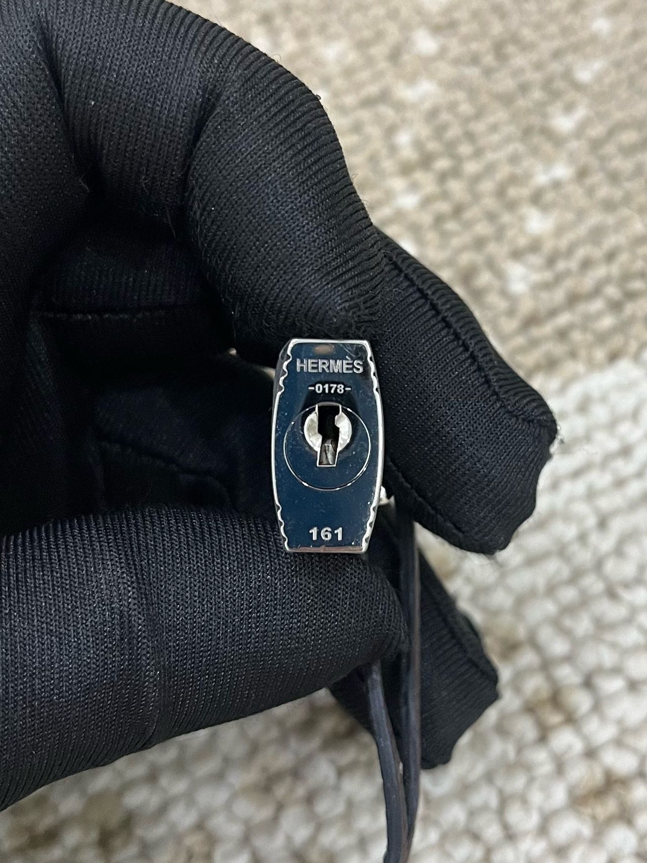 Pre-owned Certified Hermes Birkin 35 in Ebene Togo Leather with Silver Hardware, 2019, w/ full set