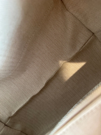 Pre-owned Certified Hermes Bride a Brac Pouch GM Canvas Oatmeal Color, Not Used